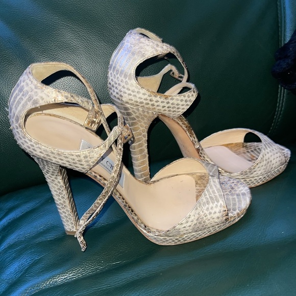 Gently used Double Ankle straps Jimmy Choo 9.5 - Picture 6 of 6